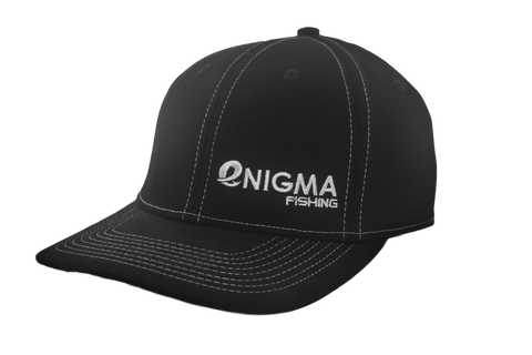 Enigma Black with White Pinstripe Hat