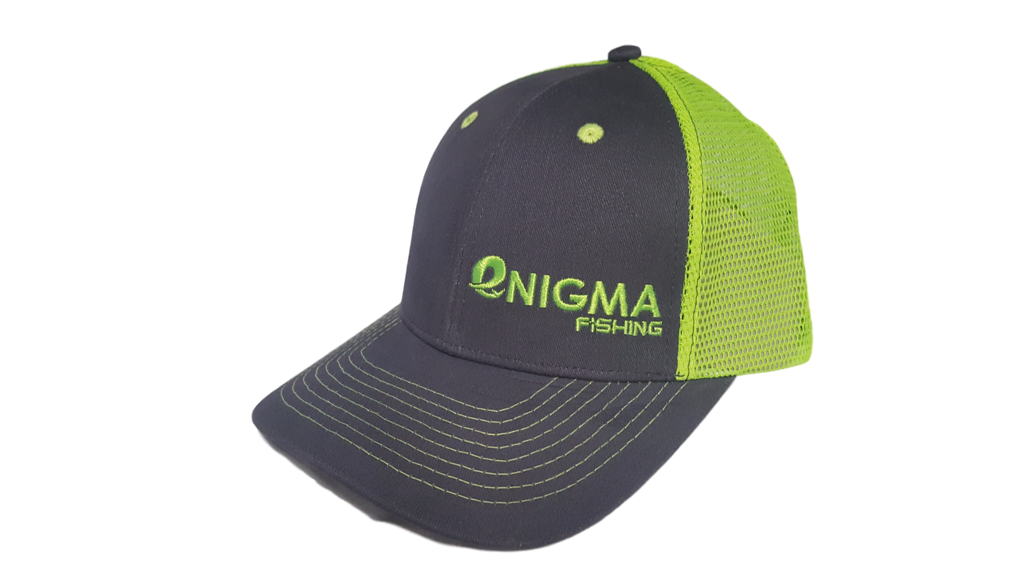 Snapback Enigma Grey and Green Hat