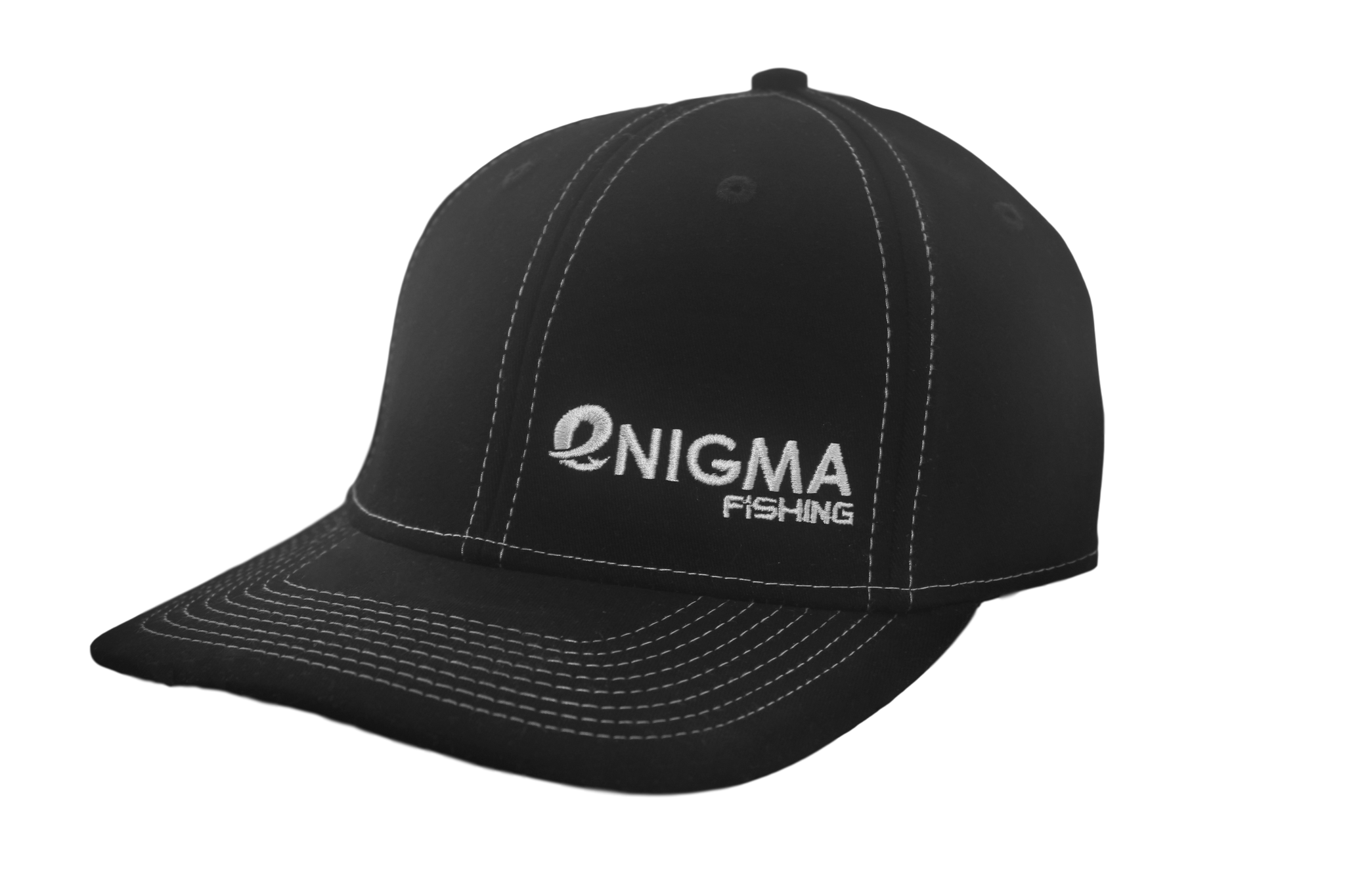 Enigma Black with White Pinstripe Hat