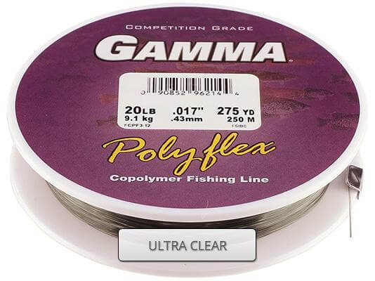 Gamma High-Performance Copolymer Line 14 lb.; Ultra Clear; Re-fill