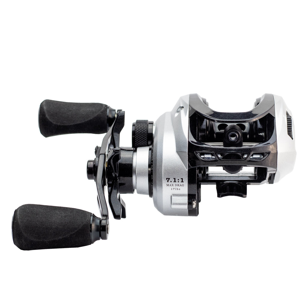 Cheap Baitcasting Fishing Reel Right Left Hand Magnetic Brake Reels for  Bass Trout Salmon Fishing